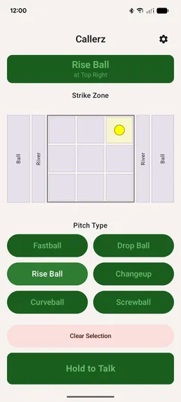 Callerz phone app pitch screen in light theme